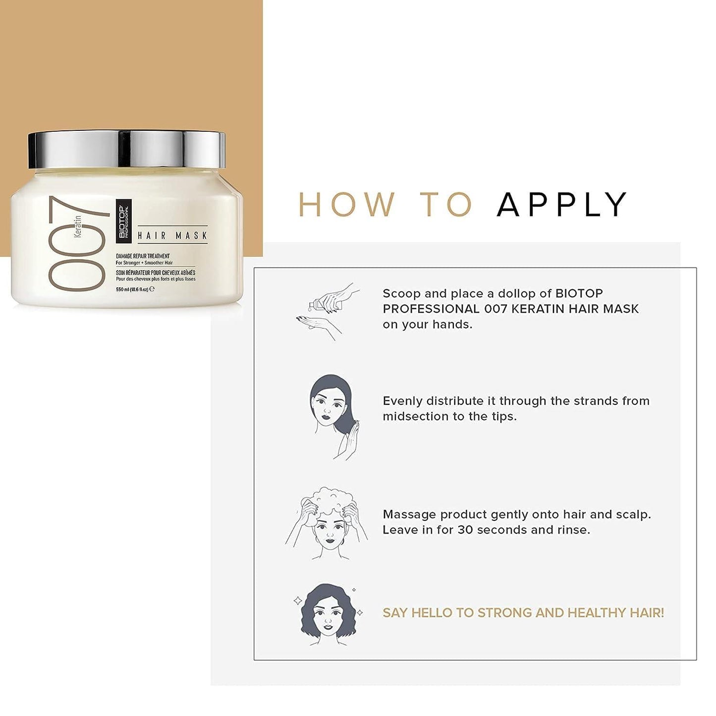 BIOTOP 700 Keratin & Kale Hair Mask