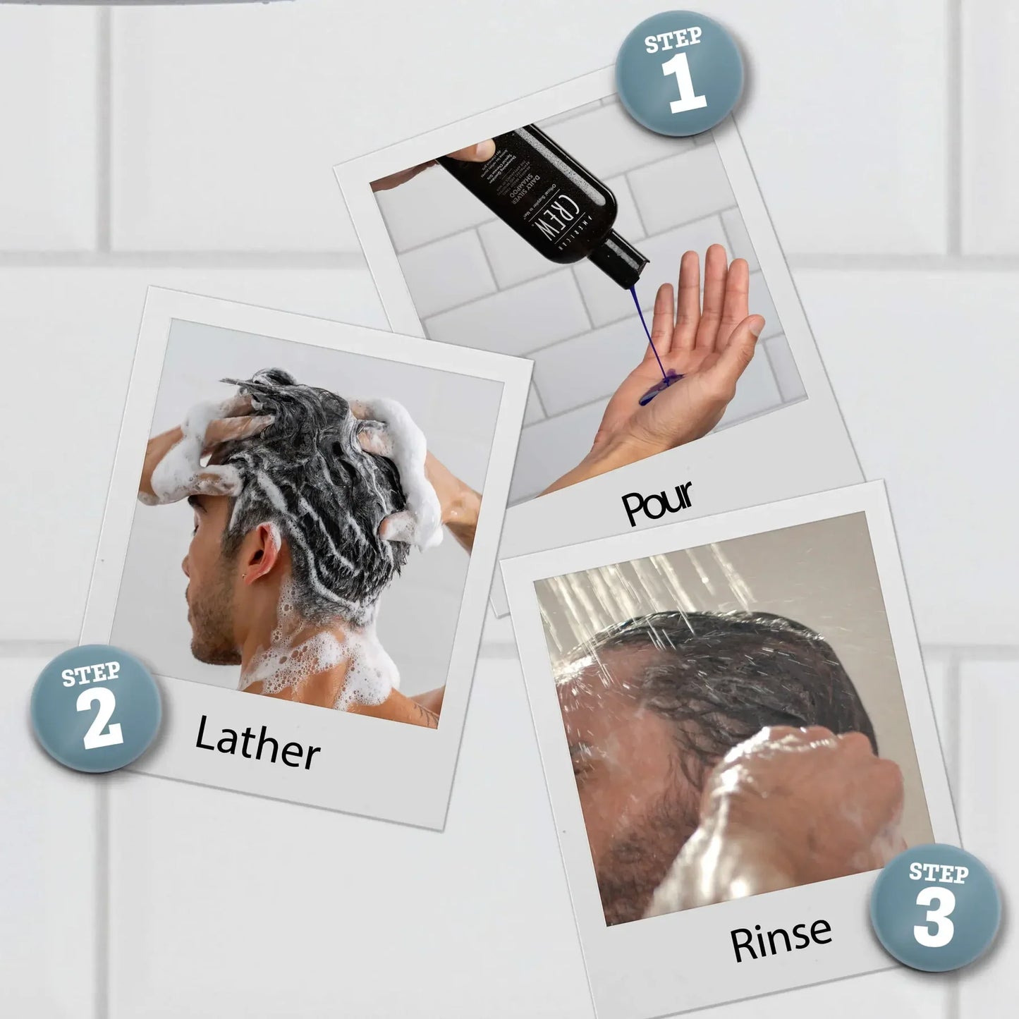 AMERICAN CREW Daily Silver Shampoo Men how to use