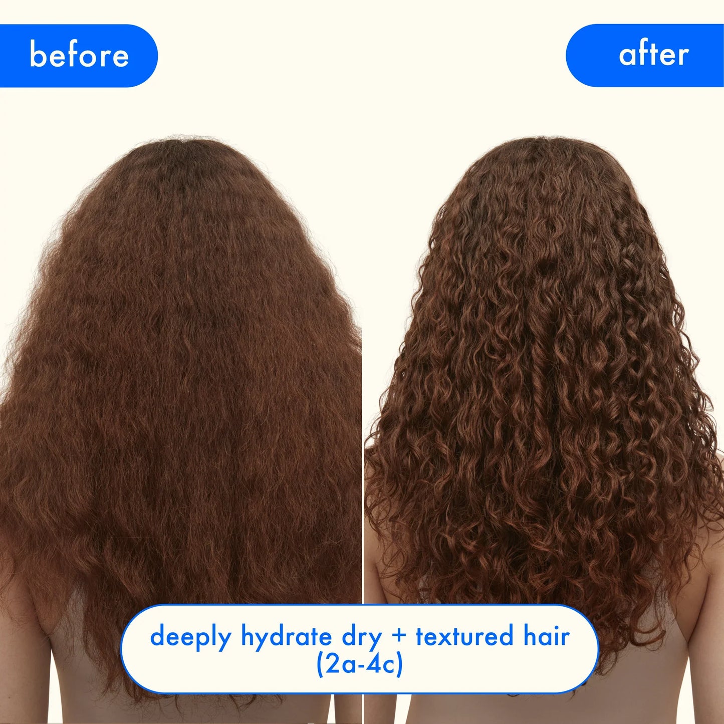 AMIKA Hydro Rush Intense Moisture Conditioner Before After