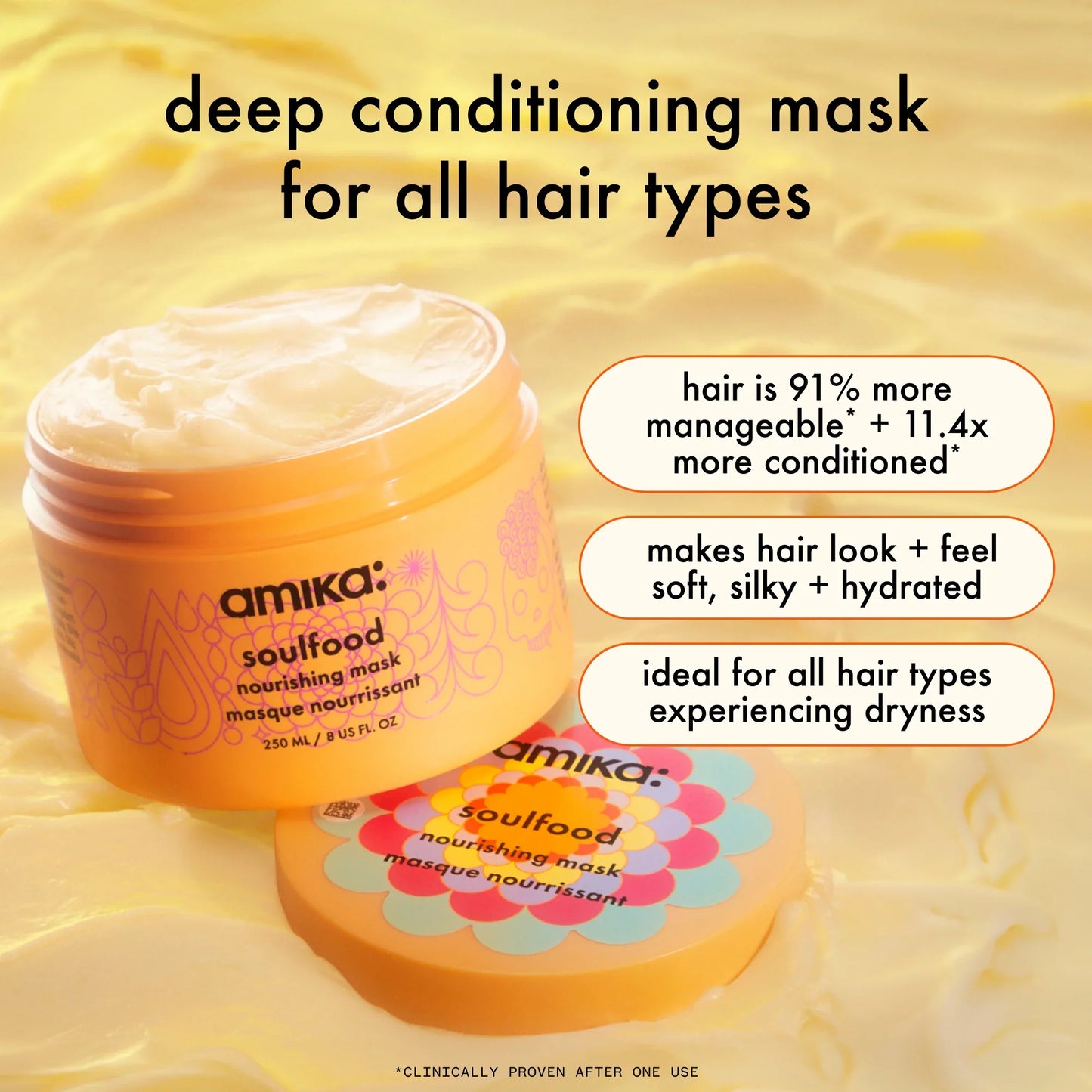 AMIKA Soulfood Nourishing Hair Mask benefits