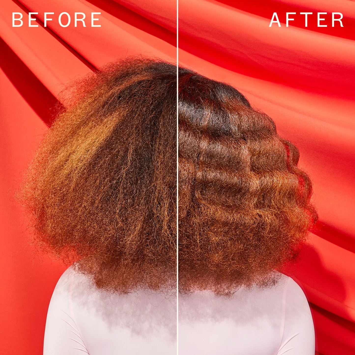 AMIKA Top Gloss Shine Spray Before After