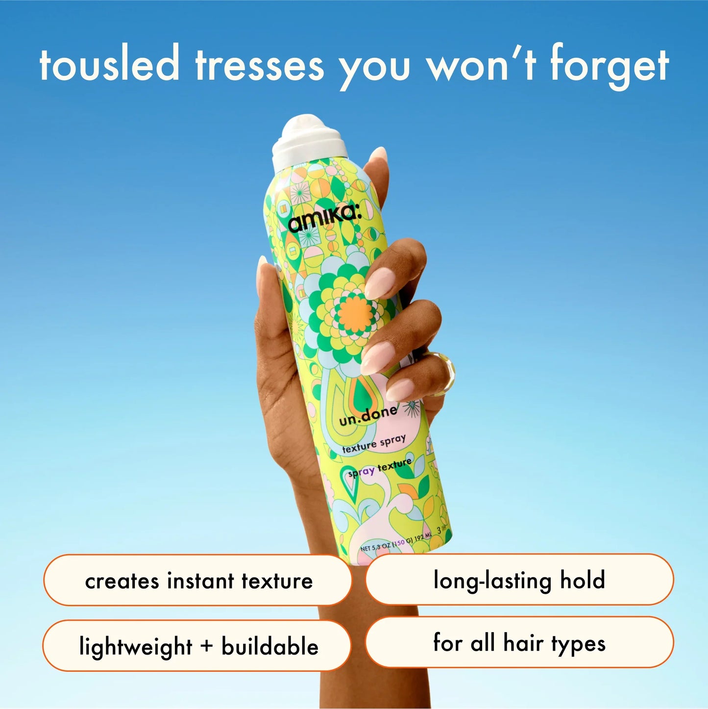 AMIKA Un.Done Texture Hair Spray benefits