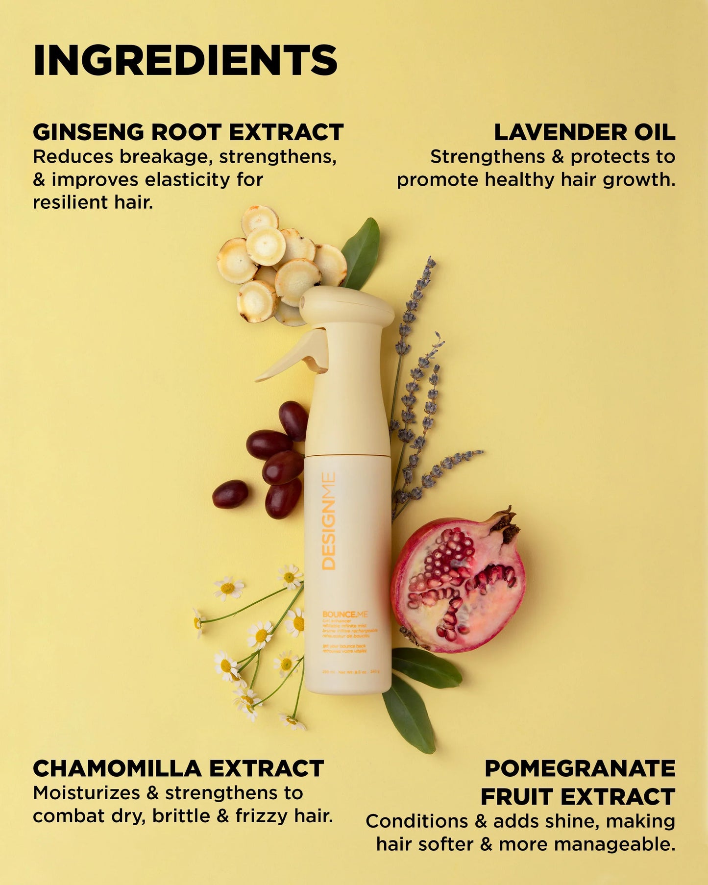 DESIGN.ME Bounce.me Curl Enhancer key ingredients