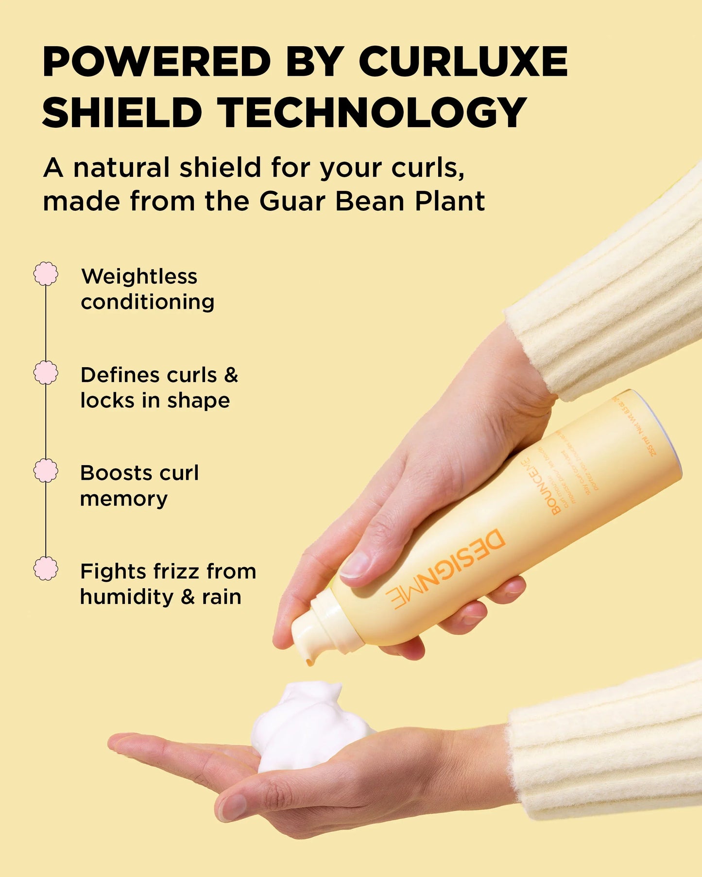 DESIGN.ME Bounce.me Curl Mousse benefits