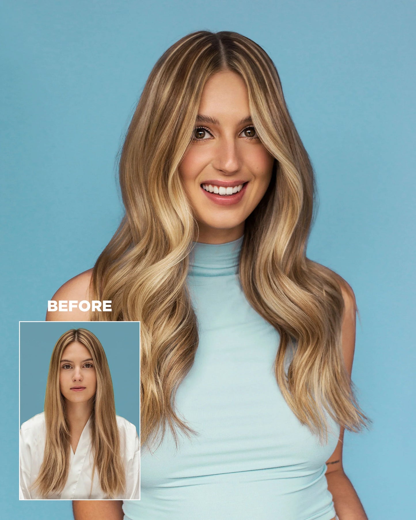 DESIGN.ME Quickie.me Dry Shampoo Light Tones Before After