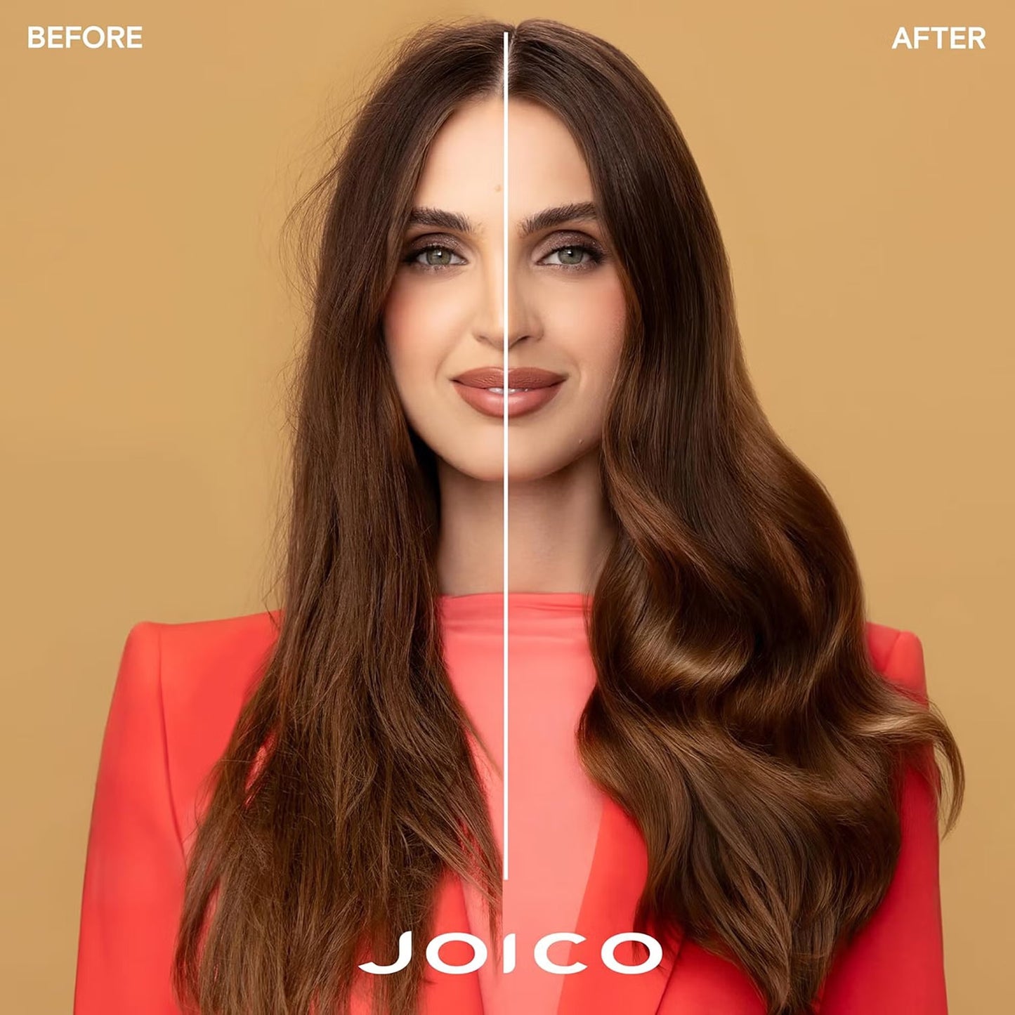 JOICO Power Whip Whipped Foam Mousse Before After