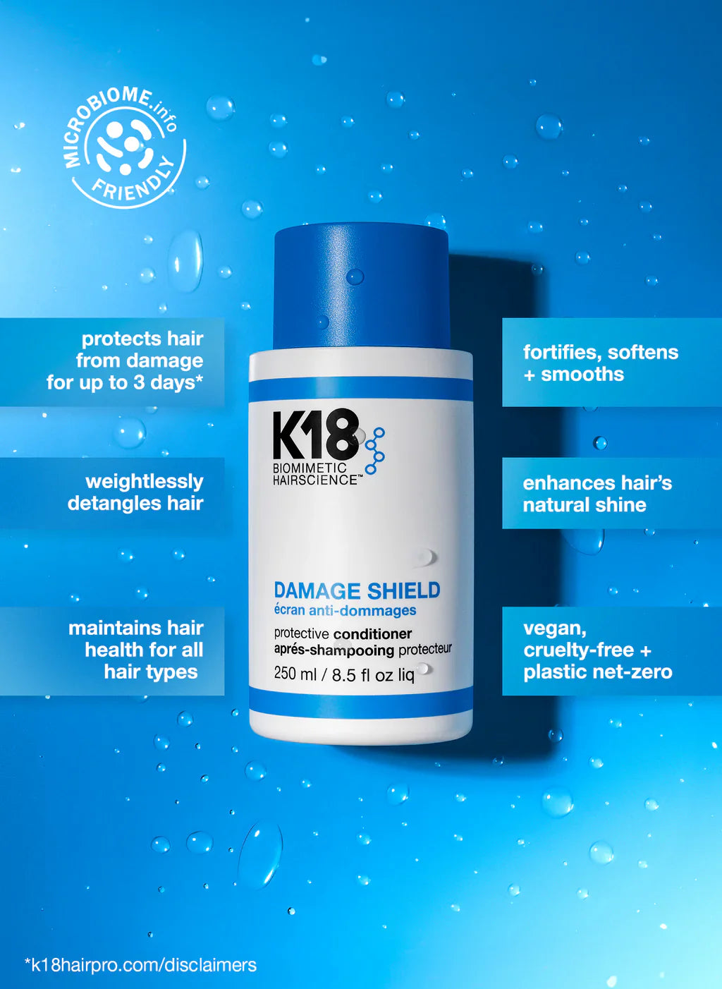 K18 Damage Shield pH Protective Conditioner benefits