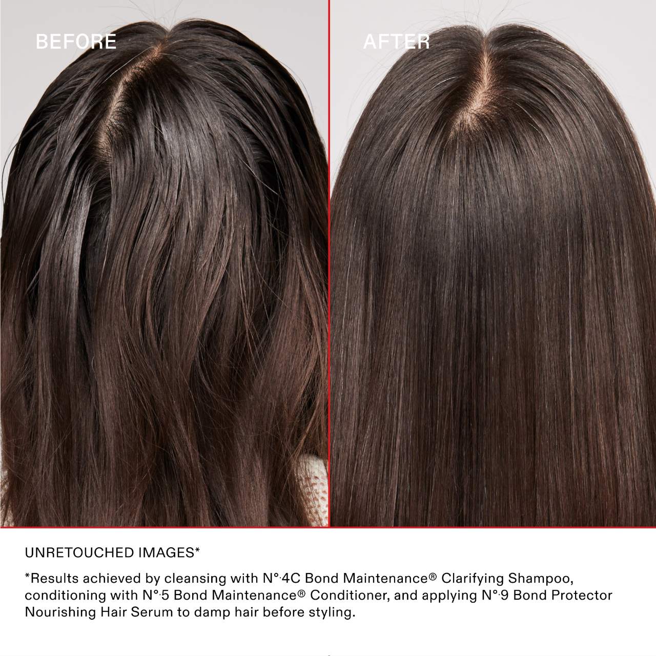 OLAPLEX No.4C Bond Maintenance Clarifying Shampoo Before After