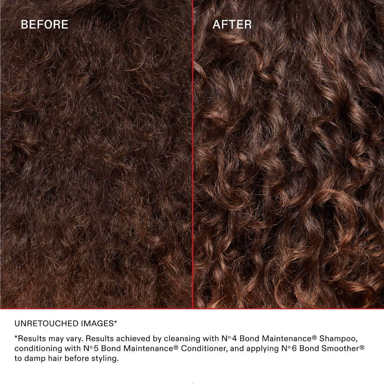 OLAPLEX No.6 Bond Smoother Leave-In Styling Treatment Before After