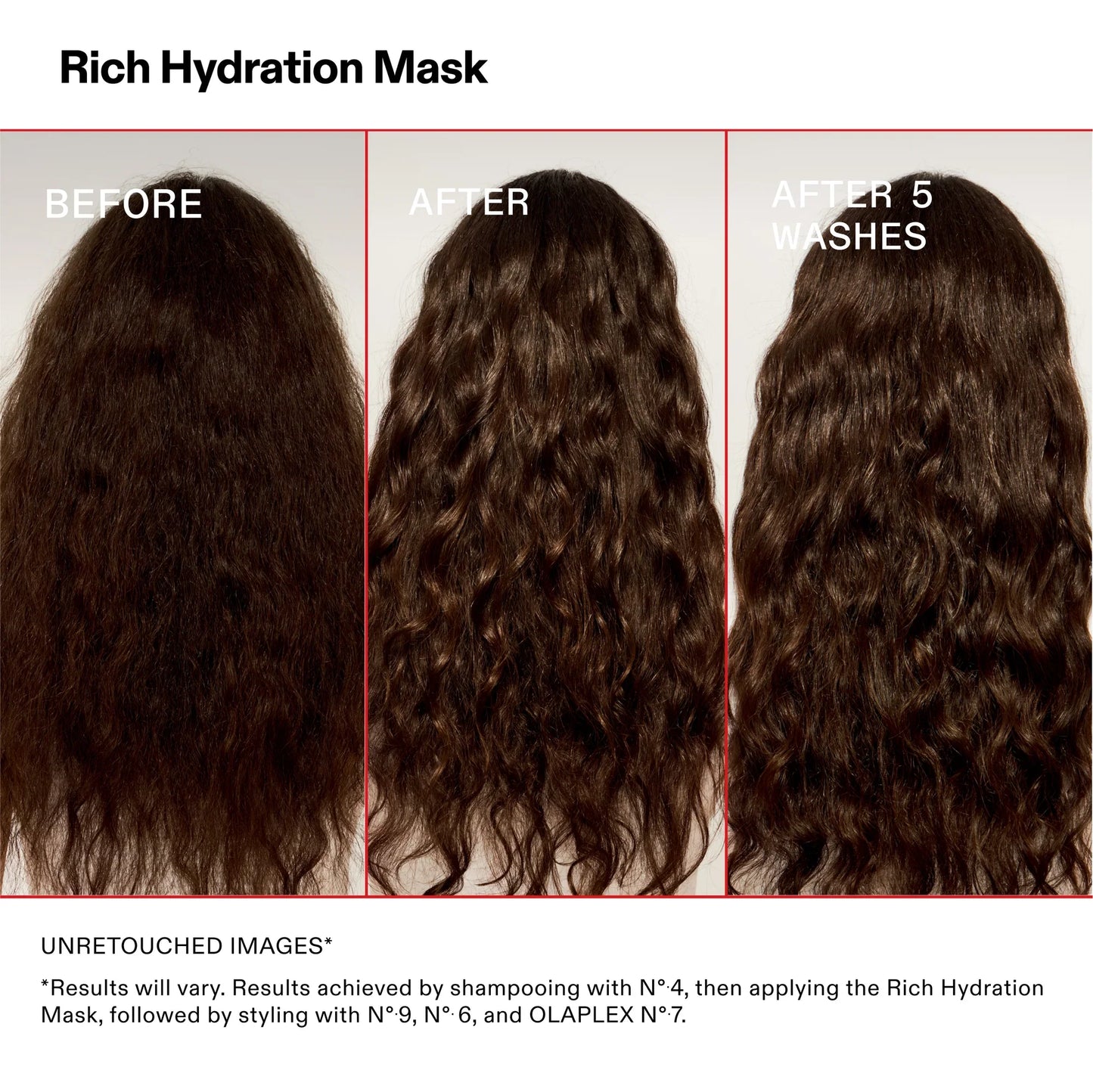 OLAPLEX Rich Hydration Mask Before After