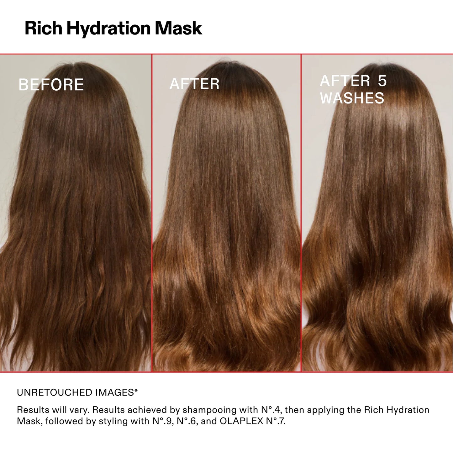 OLAPLEX Rich Hydration Mask Before After