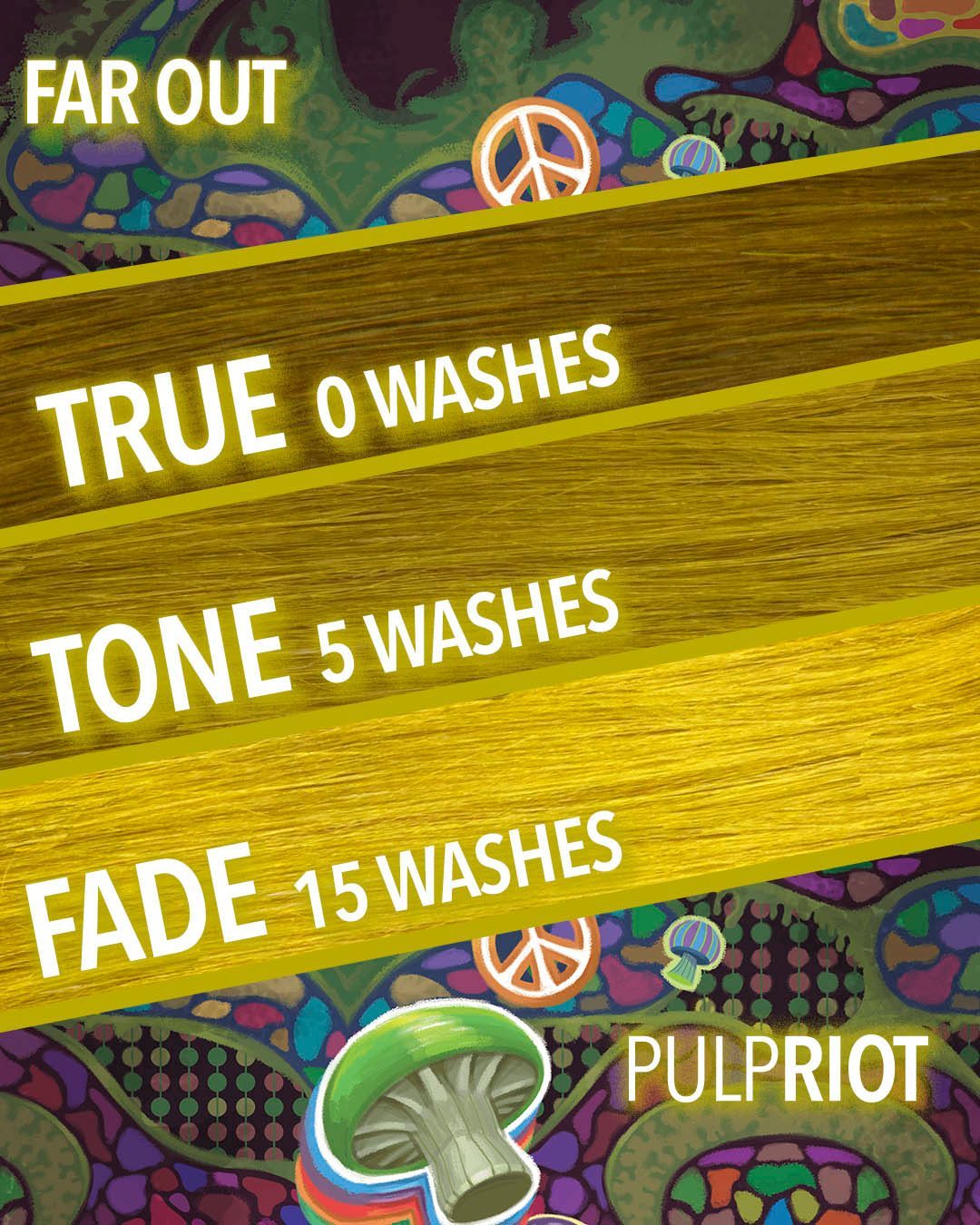 PULPRIOT Semi-Permanent Color Far Out Chartreus 1