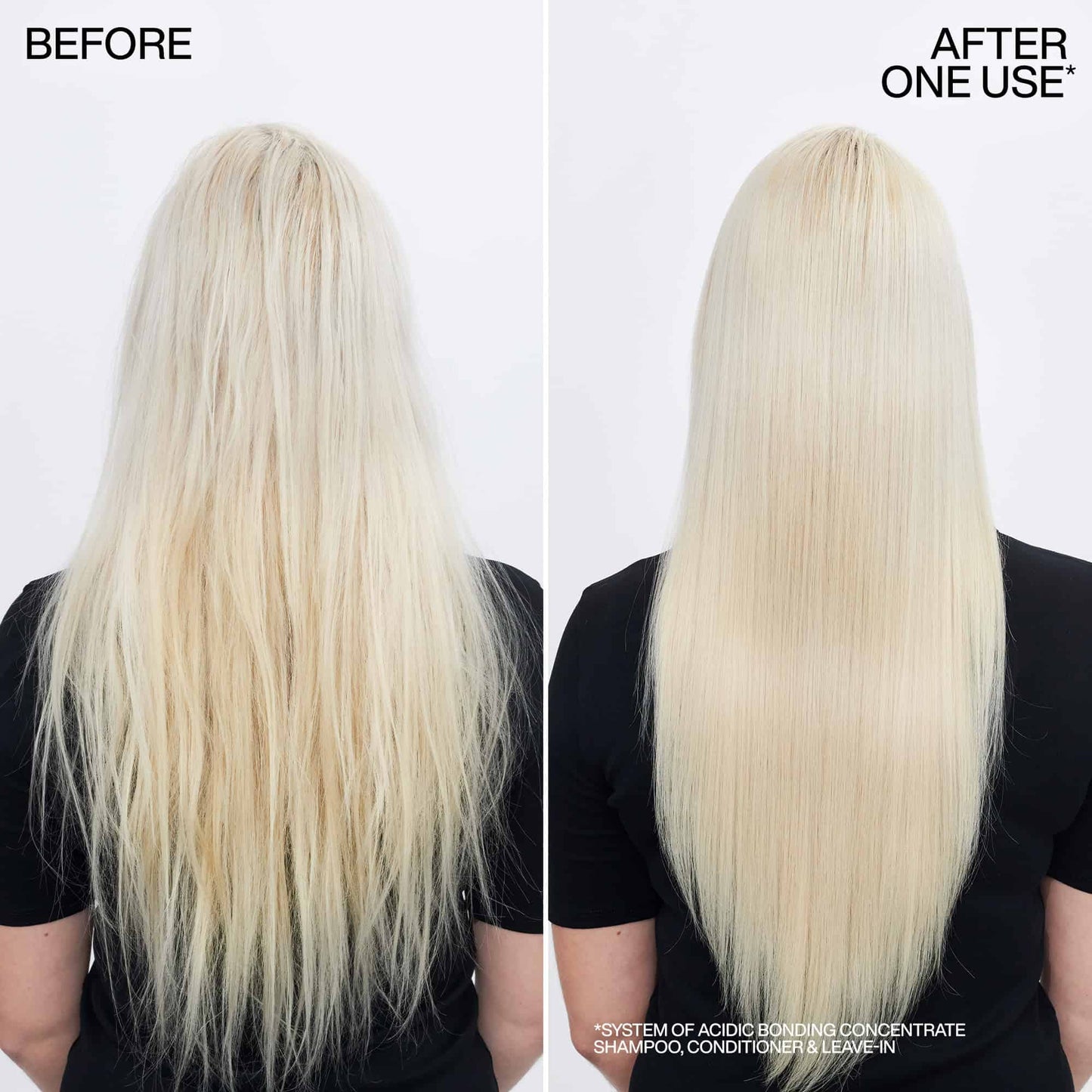 REDKEN Acidic Bonding Concentrate Shampoo Before After