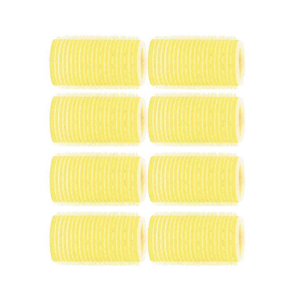 Self-Gripping Hair Rollers 30mm 8-Pack – Yellow