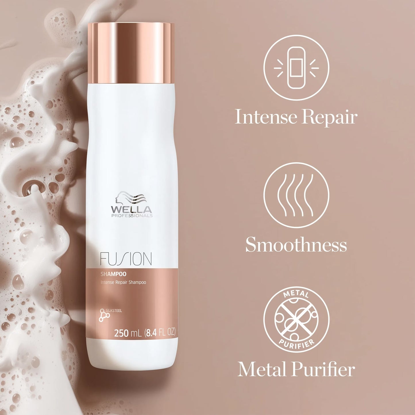 WELLA Fusion Intense Repair Shampoo benefits