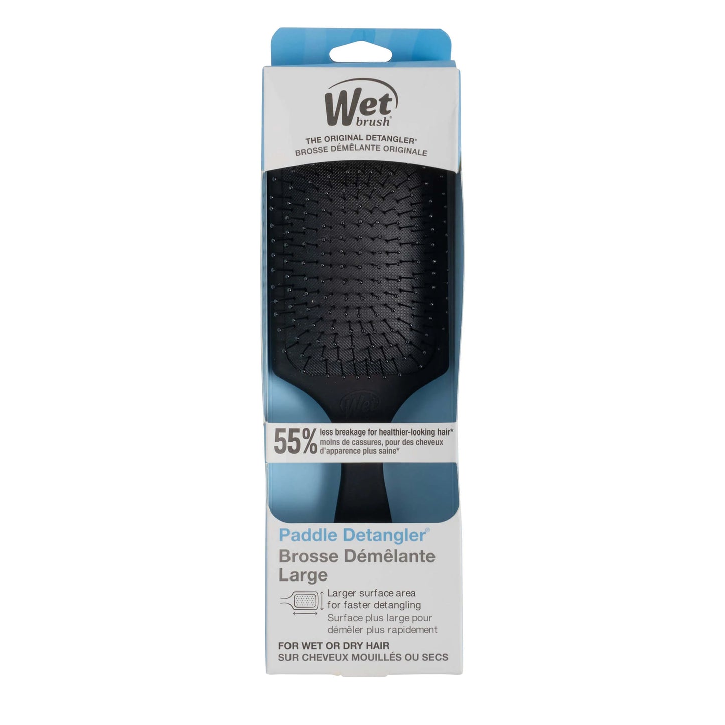 WET BRUSH PRO Paddle Detangler Brush Frost Black