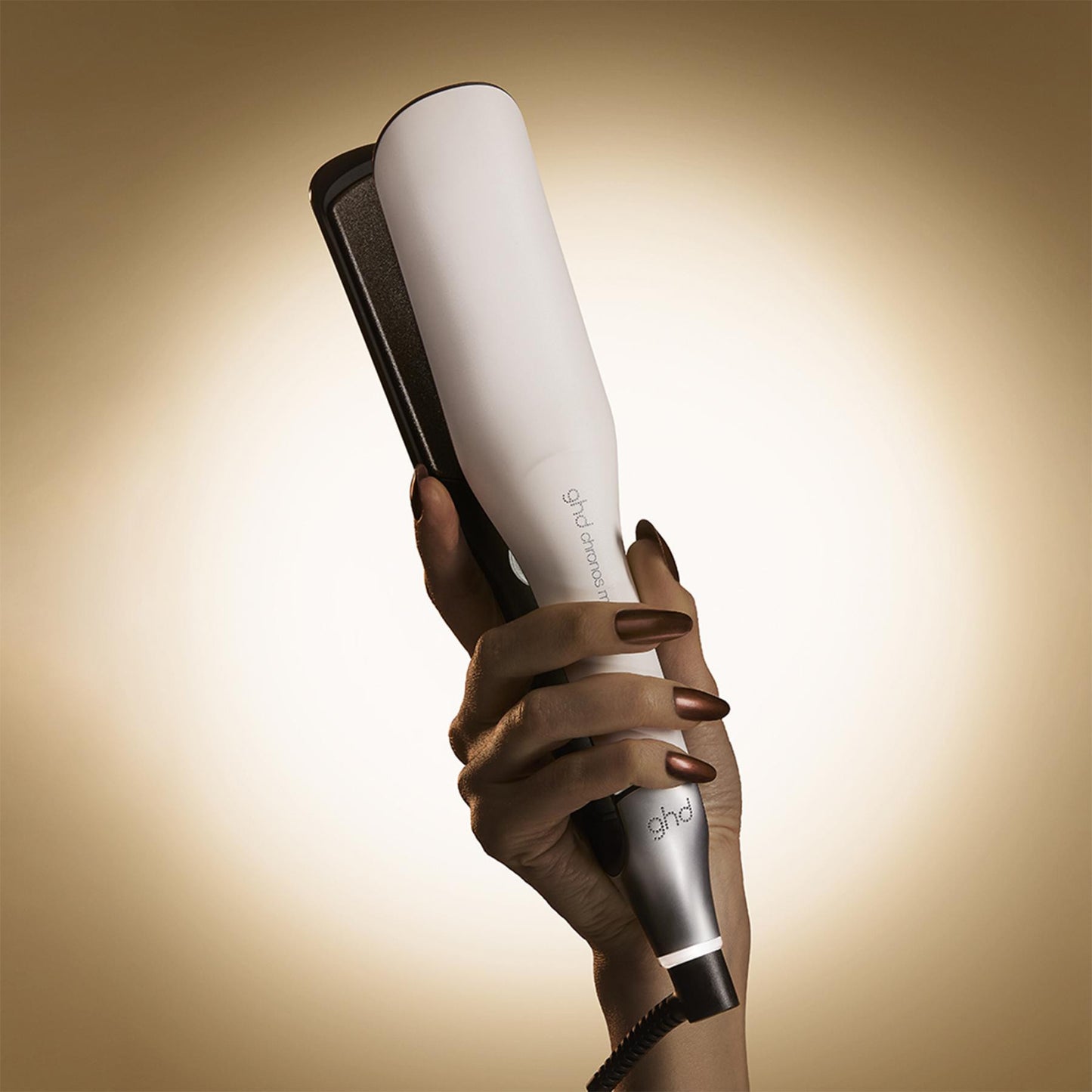 GHD Chronos Max Wide Plate 2" Styler White