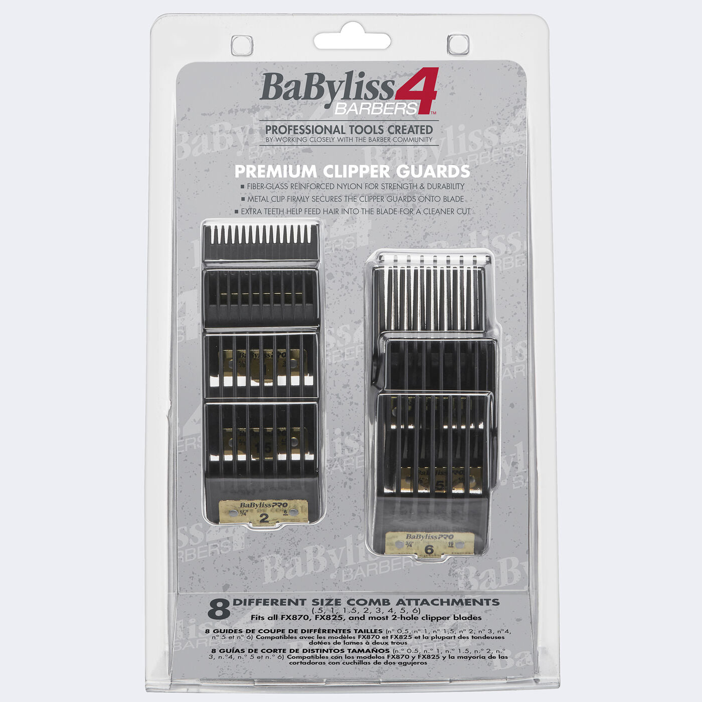 BaBylissPRO Premium Clipper Guards
