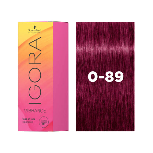 Load image 1 in gallery view. IGORA VIBRANCE Demi-Permanent 0-89 Red Violet Concentrate
