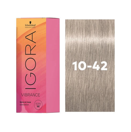 Load image 1 in gallery view. IGORA VIBRANCE Demi-Permanent 10-42 Beige Ash Soft Toner