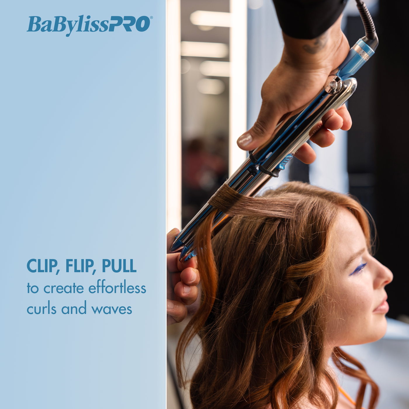 BaBylissPRO Nano Titanium Optima3000 Stainless Steel Flat Iron 1¼” / 32 mm