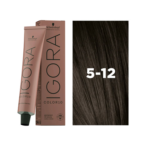 Load image 1 in gallery view. IGORA COLOR10 5-12 Light Brown Cendré Ash