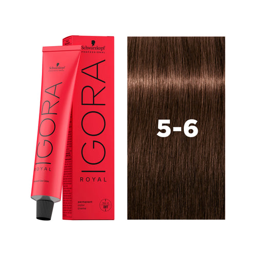 Load image 1 in gallery view. IGORA ROYAL Permanent Hair Color  5-6 Light Brown Chocolate