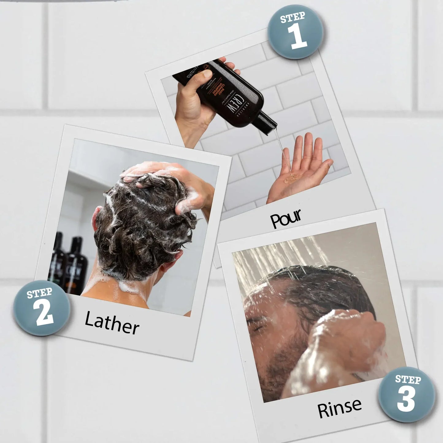 AMERICAN CREW Daily Cleansing Shampoo Men how to use