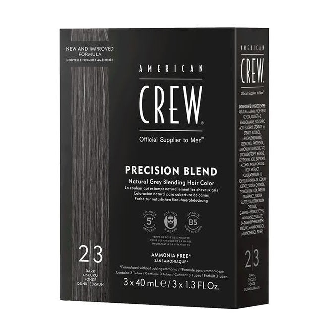 AMERICAN CREW Precision Blend Natural Grey Hair Color 2|3 Dark