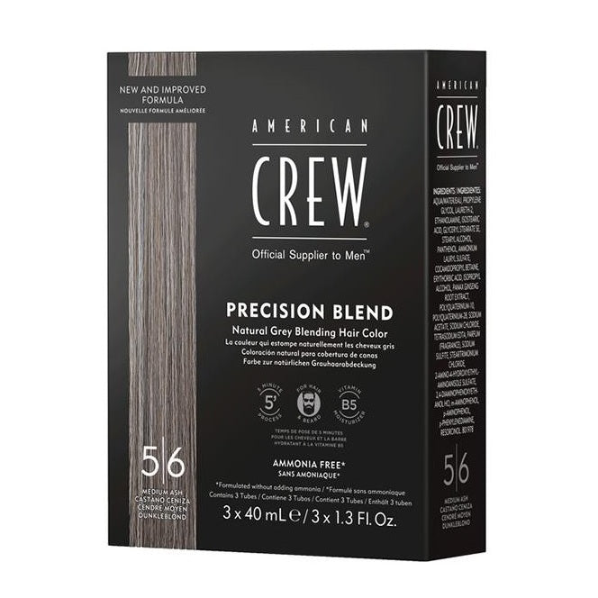 AMERICAN CREW Precision Blend Natural Grey Hair Color 5|6 Medium Ash