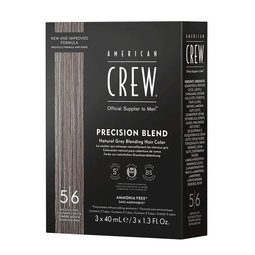 Load image 1 in gallery view. AMERICAN CREW Precision Blend Natural Grey Hair Color 5|6 Medium Ash