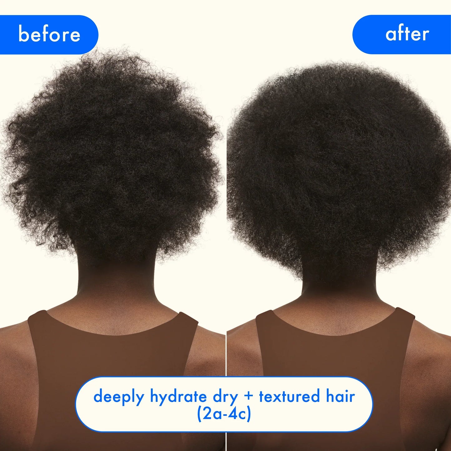 AMIKA Hydro Rush Intense Moisture Conditioner Before After