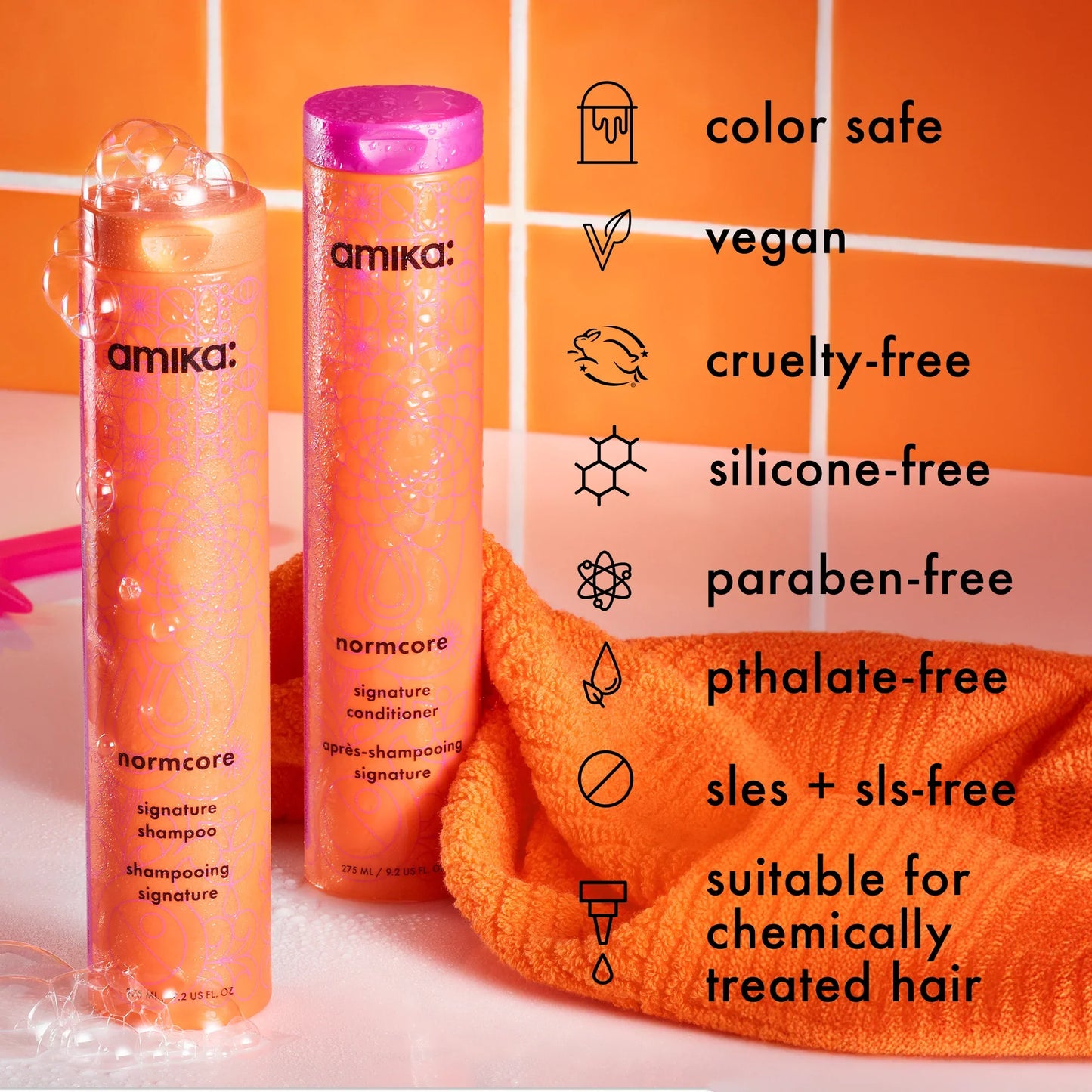AMIKA Normcore Signature Shampoo benefits