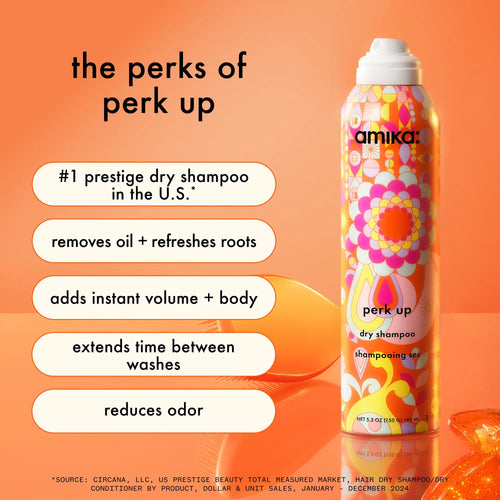 Load image 1 in gallery view. AMIKA Perk Up Dry Shampoo benefits