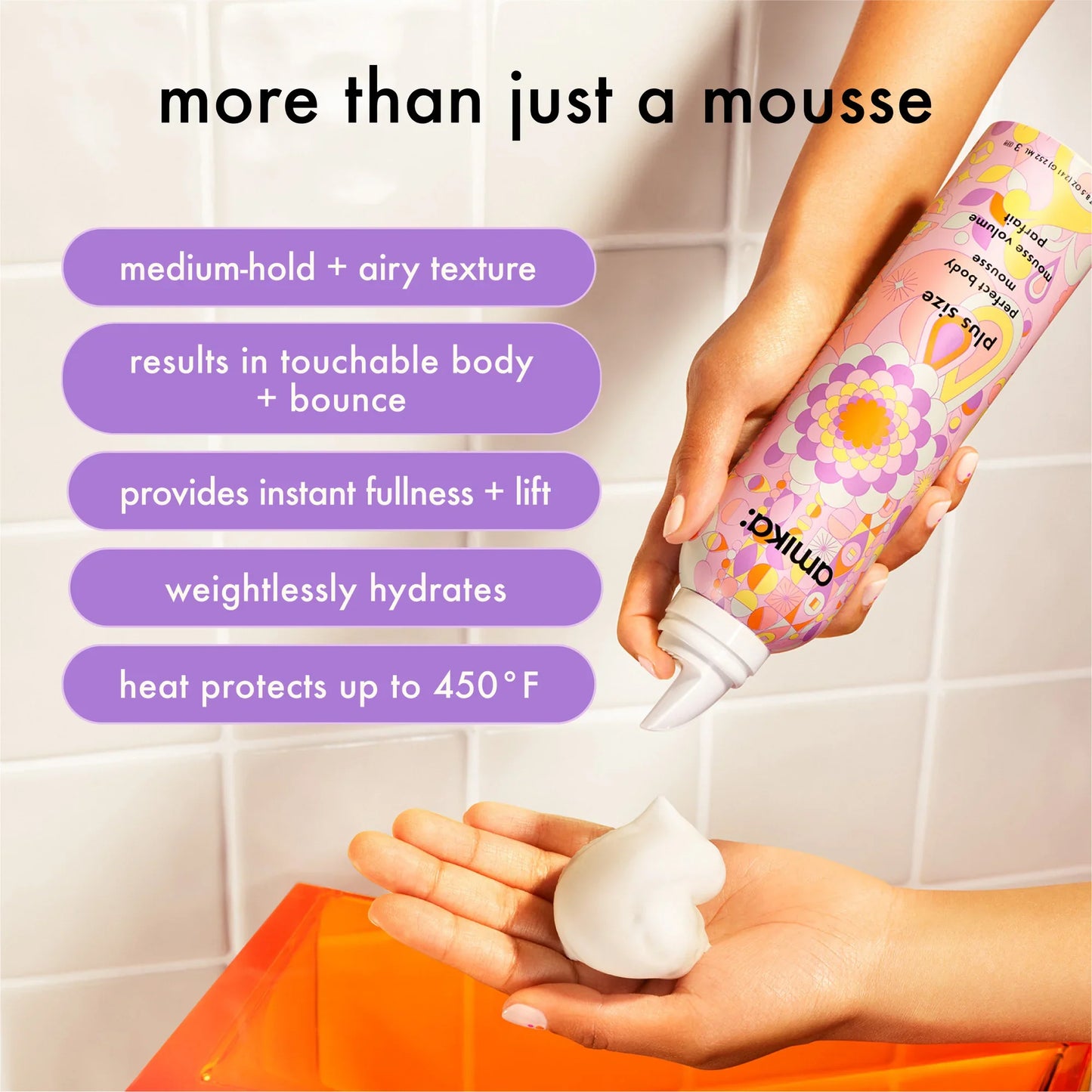 AMIKA Plus Size Perfect Body Mousse benefits