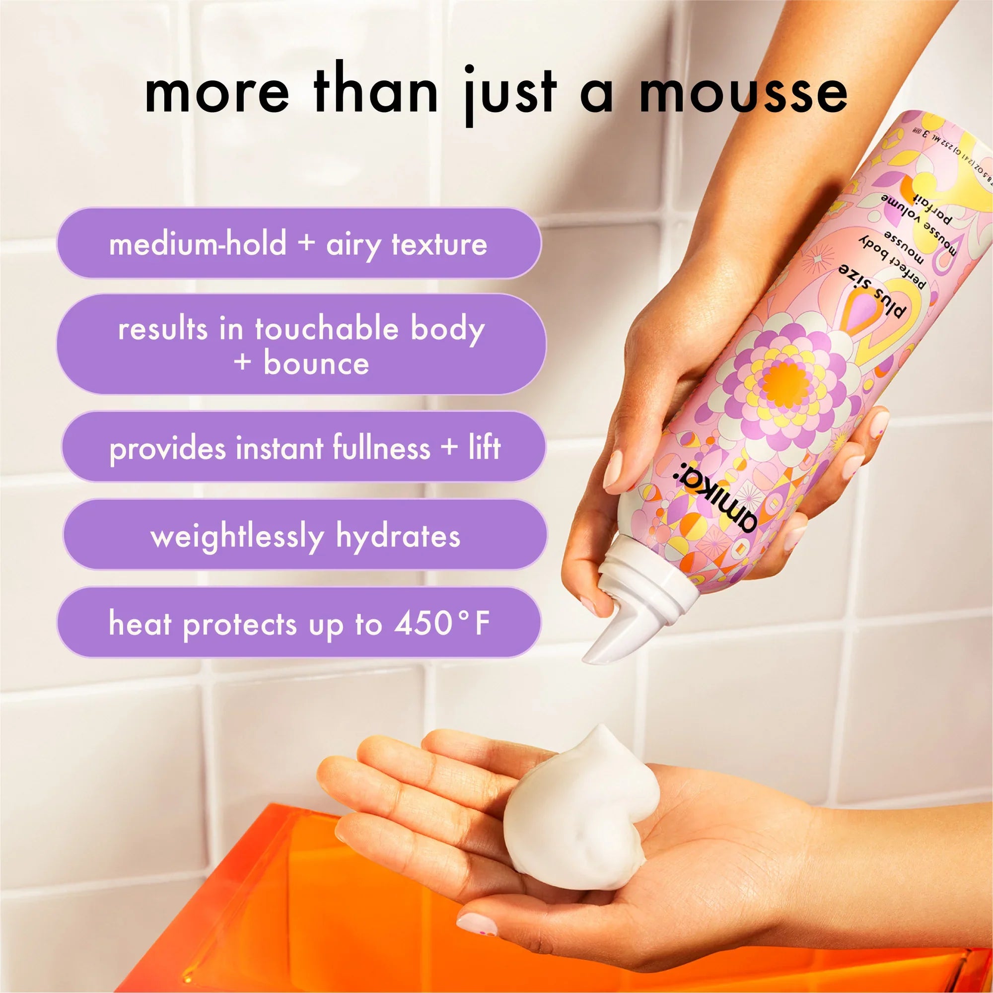 AMIKA Plus Size Perfect Body Mousse benefits