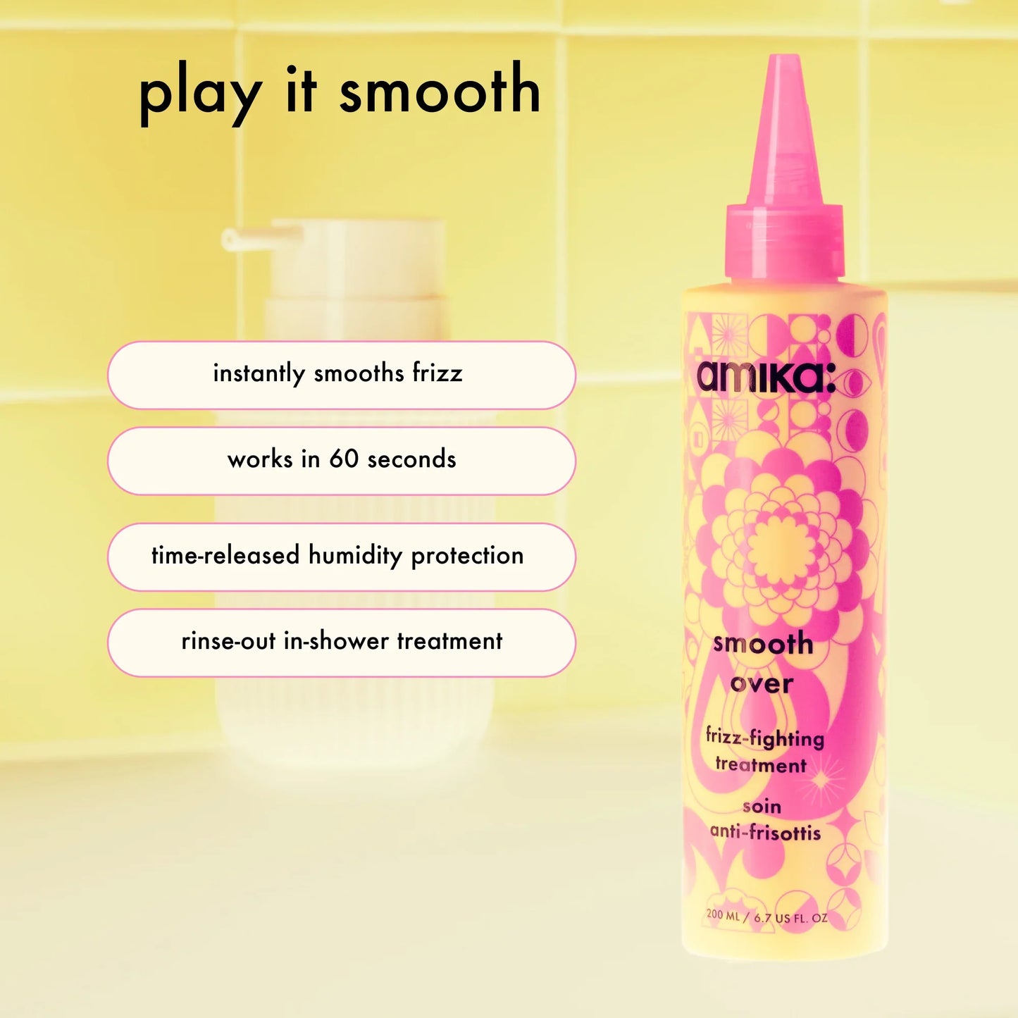 AMIKA Smooth Over Frizz-Fighting Treatment benefits