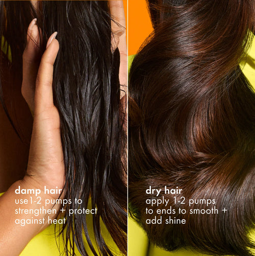Load image 1 in gallery view. AMIKA Superfruit Star Lightweight Hair Styling Oil how to use