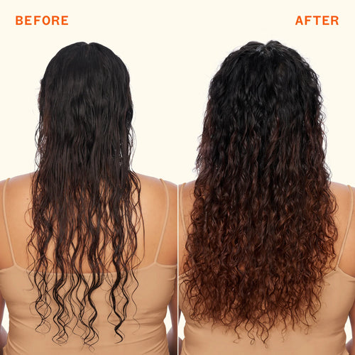 Load image 1 in gallery view. AMIKA Superfruit Star Lightweight Hair Styling Oil Before After