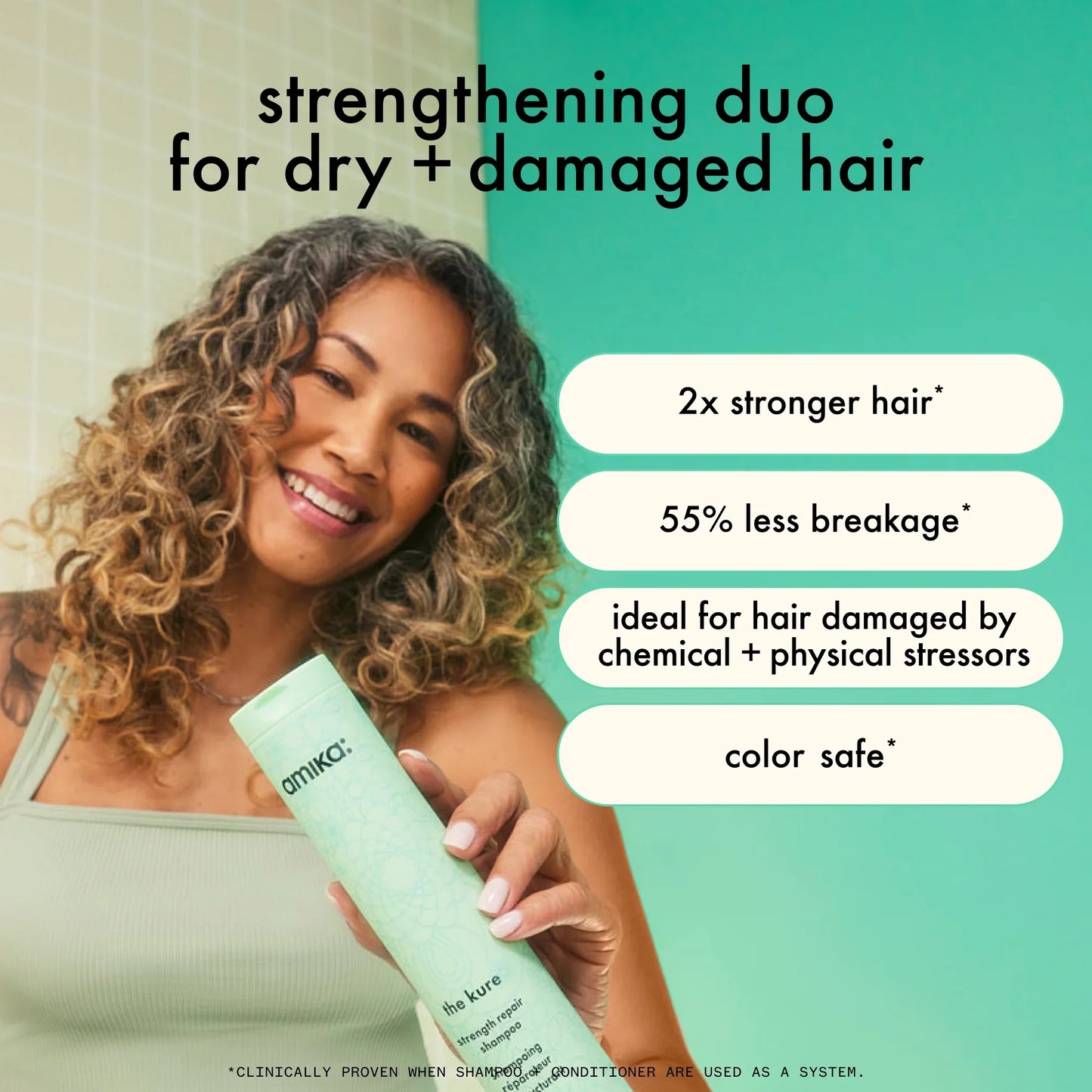 AMIKA The Kure Strength Repair Conditioner benefits