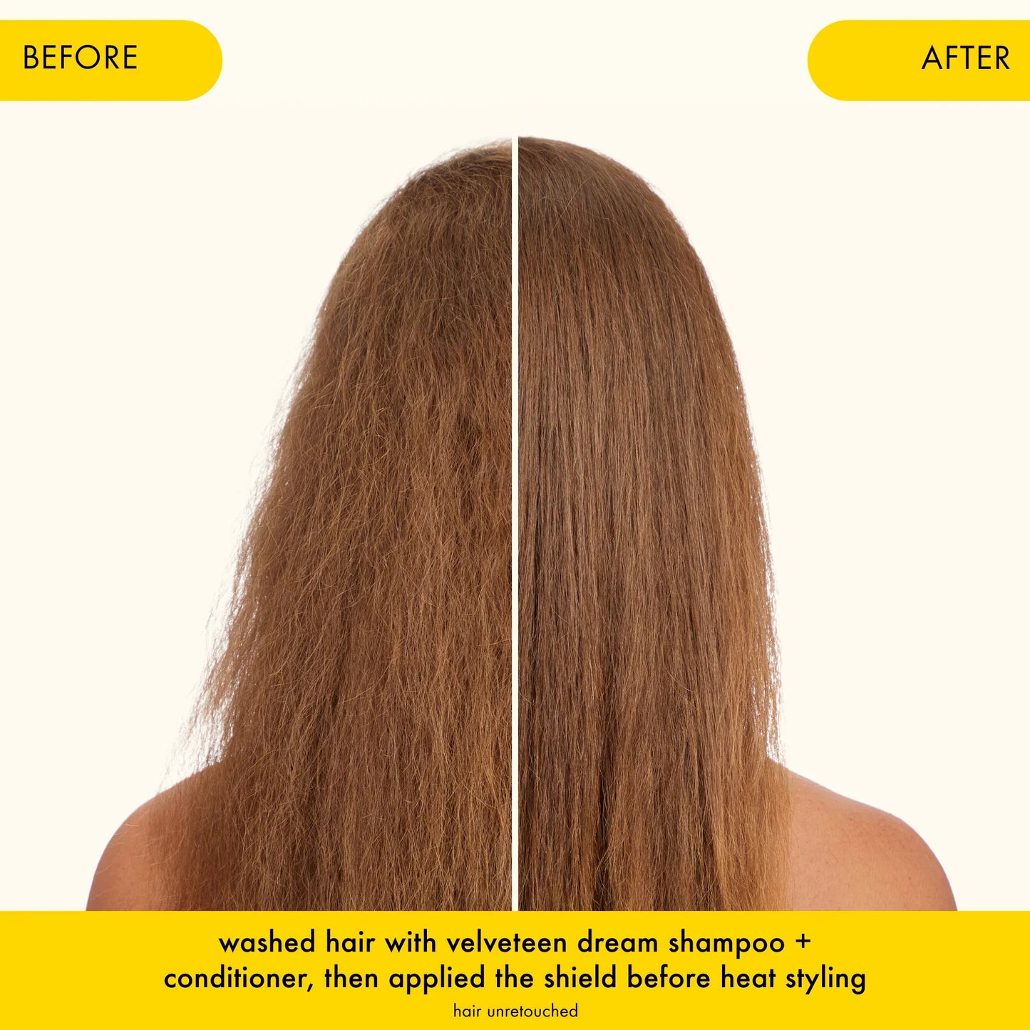 AMIKA The Shield Anti-Humidity Spray  Before After