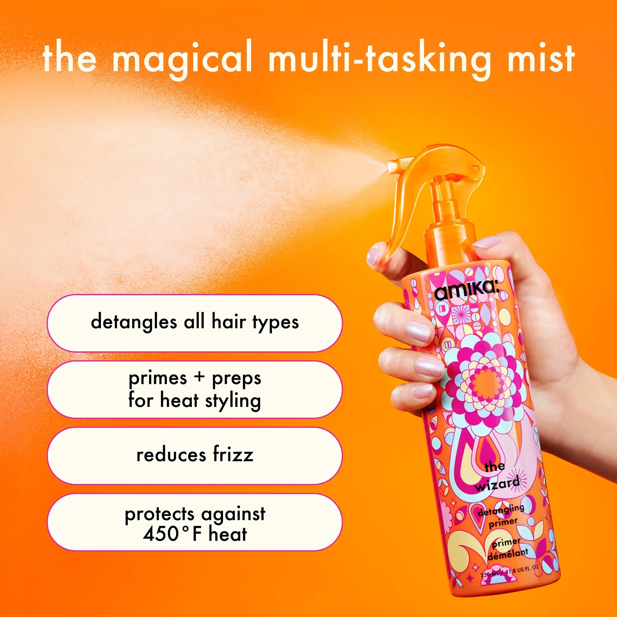 AMIKA The Wizard Detangling Primer benefits