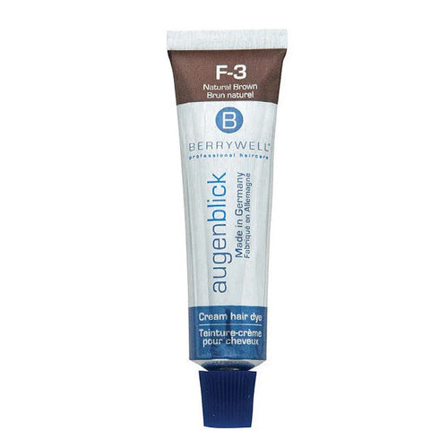 Load image 1 in gallery view. BERRYWELL Augenblick Cream Hair Dye Natural Brown F-3 15ml