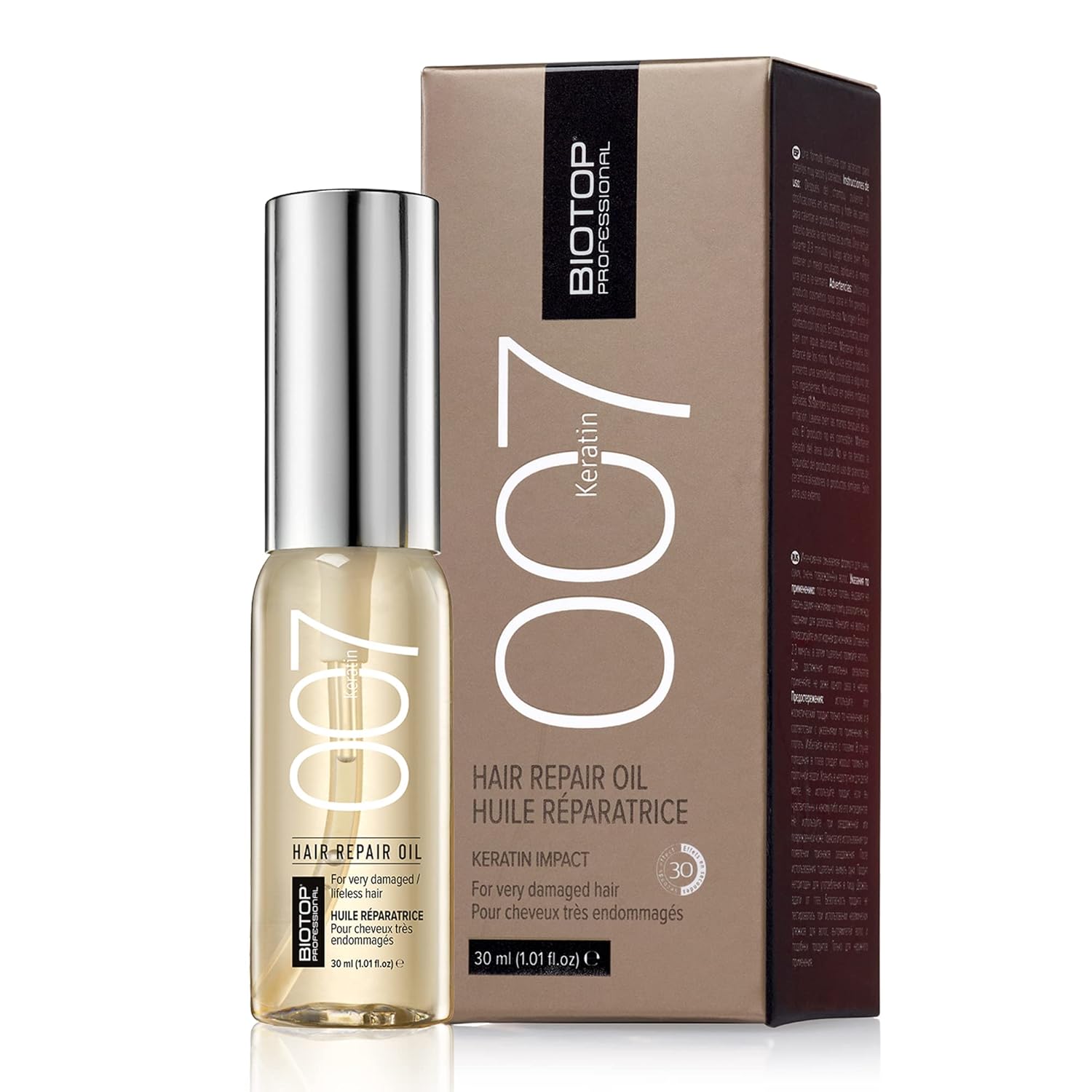 BIOTOP 700 Keratin Hair Repair Oil with box