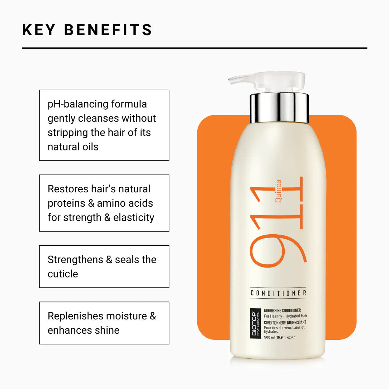 BIOTOP 911 Nourishing Conditioner benefits
