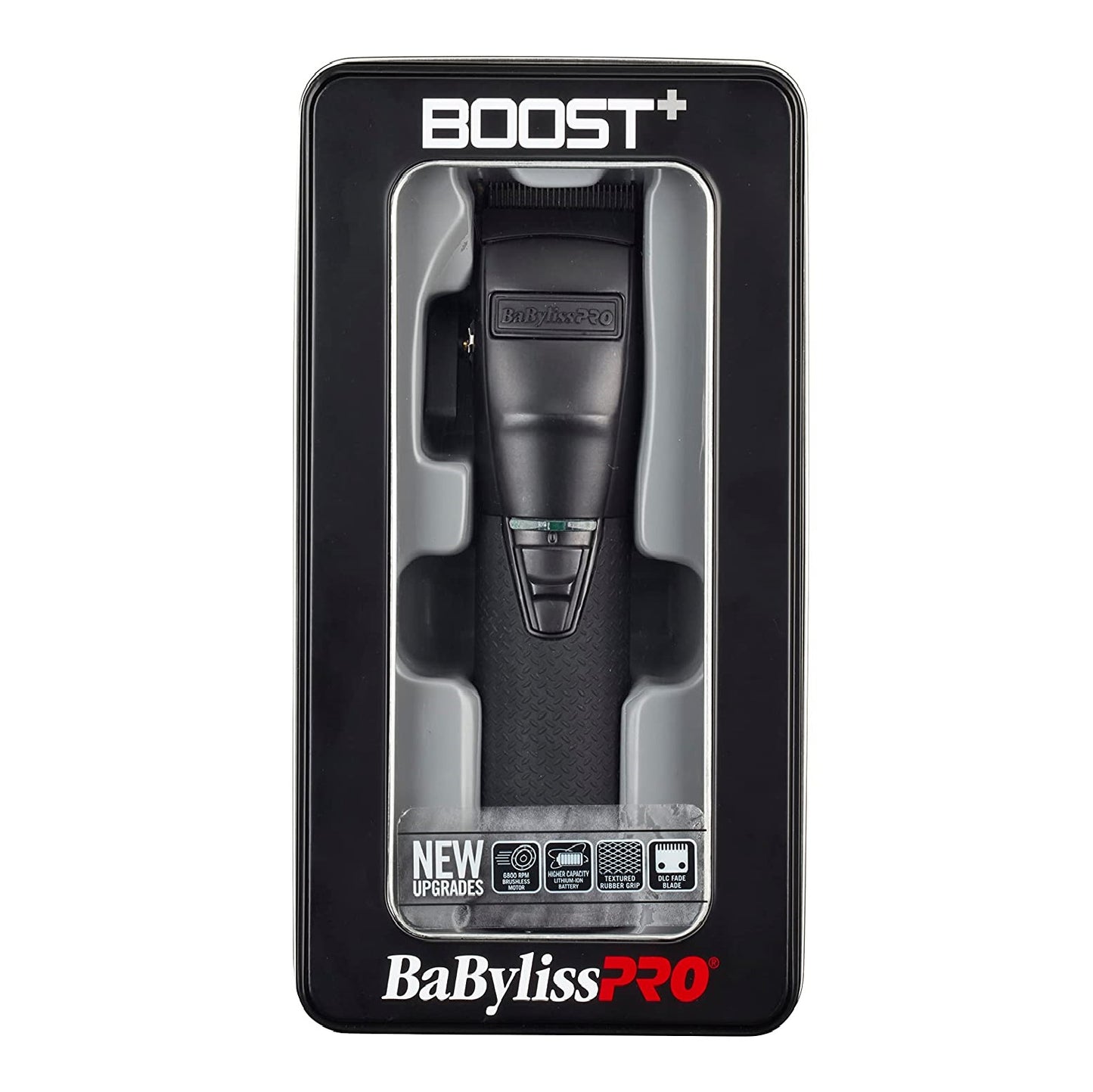 BaBylissPRO Boost+ Metal Lithium Clipper in packaging
