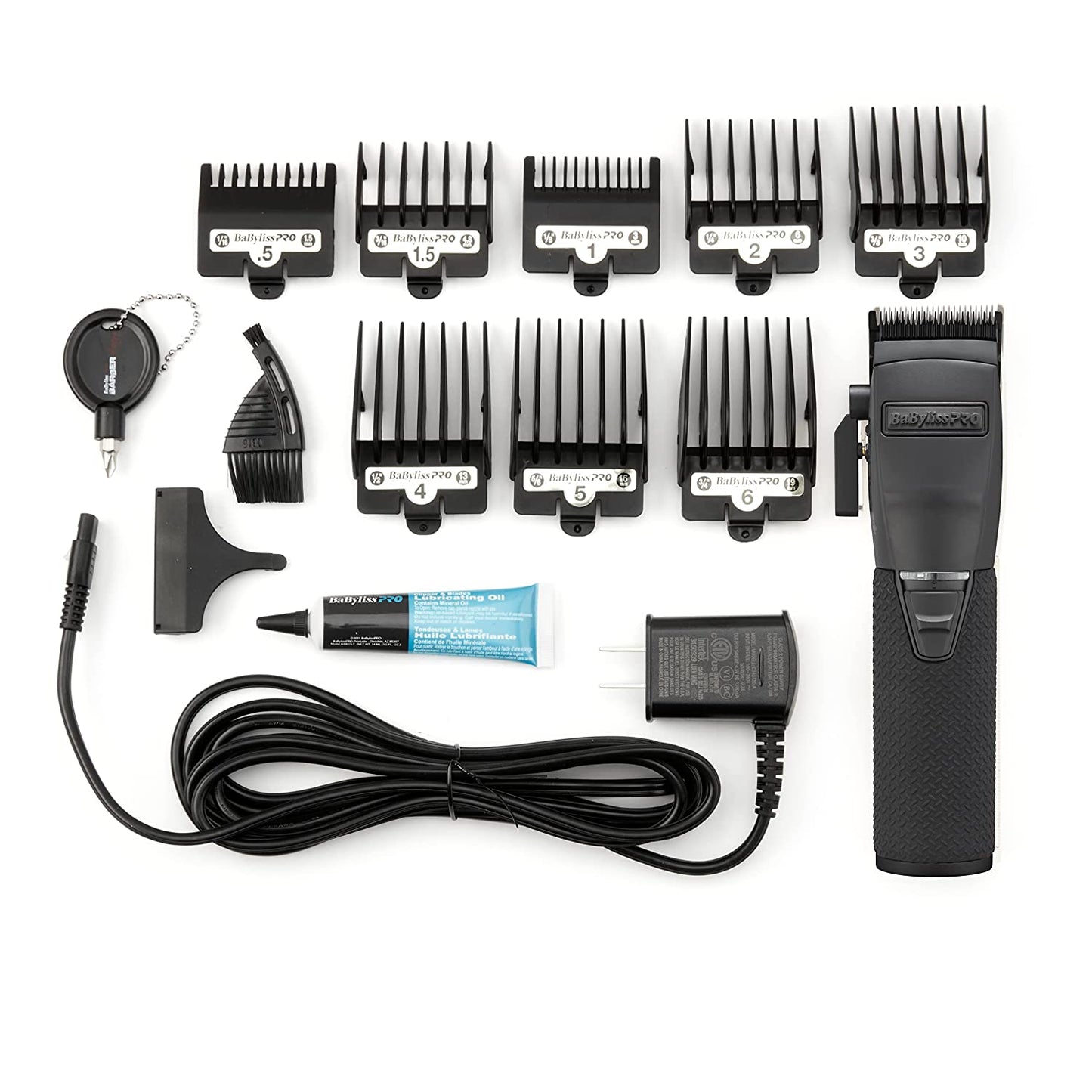 BaBylissPRO Boost+ Metal Lithium Clipper what's included