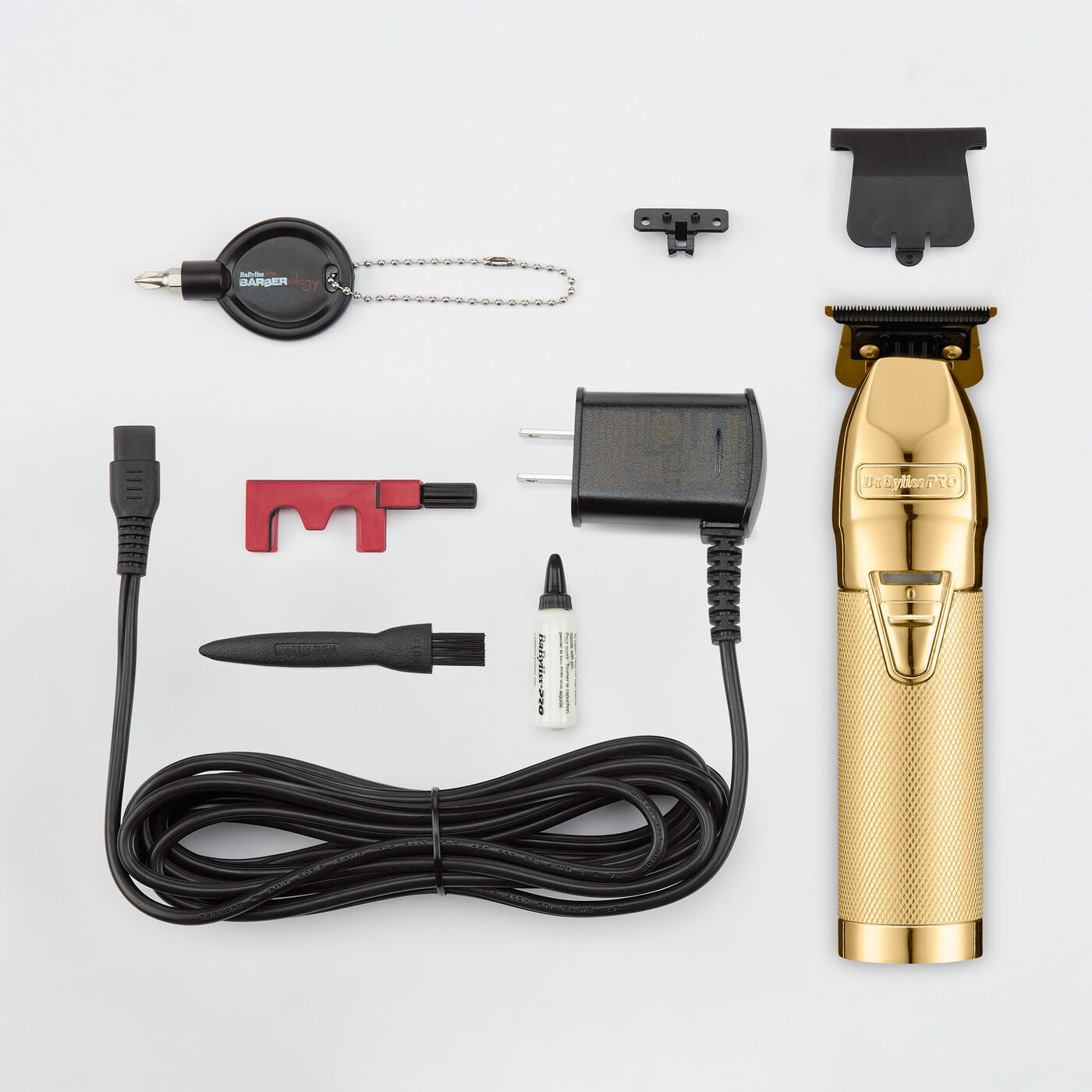 BaBylissPRO GoldFX+ All-Metal Lithium Outlining Trimmer tems included