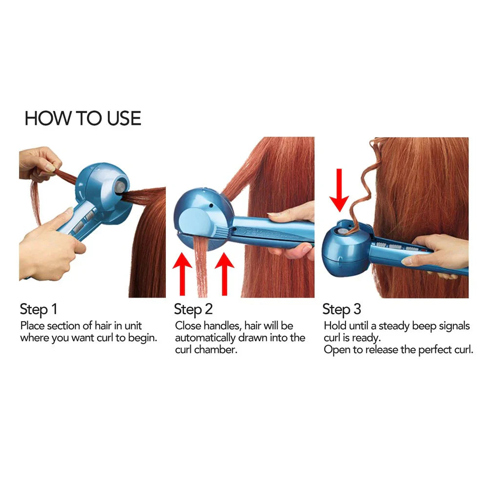 BaBylissPRO Nano Titanium MiraCurl Automatic Curler how to use