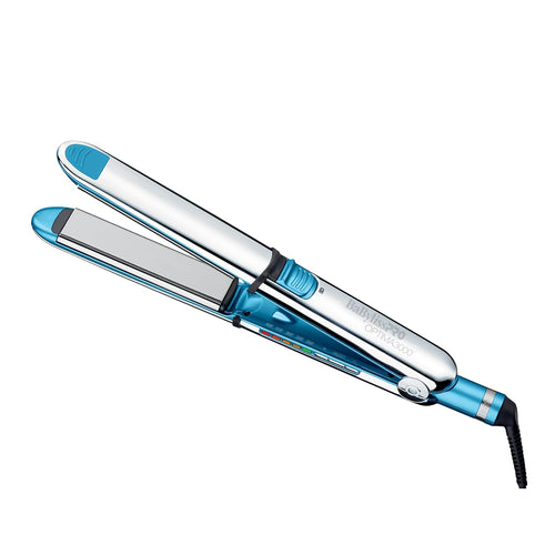Load image 1 in gallery view. BaBylissPRO Nano Titanium Optima3000 Stainless Steel Flat Iron 1¼” / 32 mm